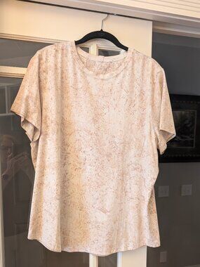 Lululemon Vitasea Love Crew Short Sleeve (White Opal/Linen Rover)